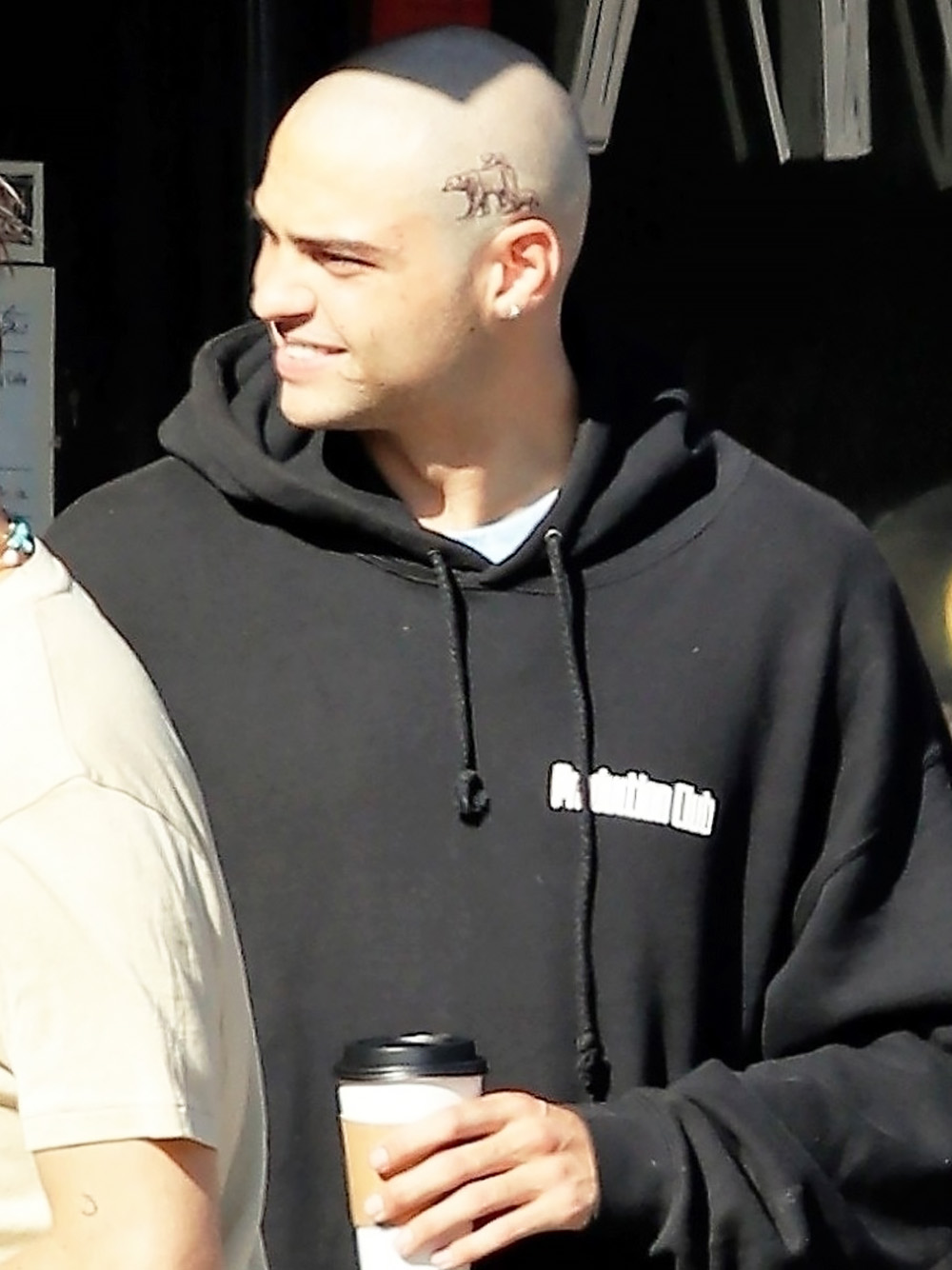 *EXCLUSIVE* Actor Noah Centineo shaves his head and hangs with friends in Los Feliz