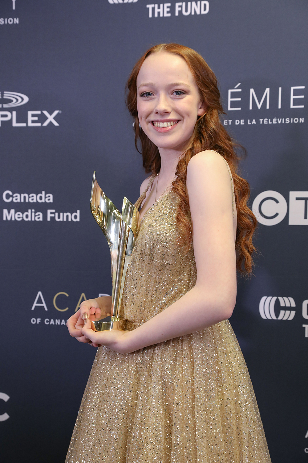 Amybeth McNulty. Winner of Actress in Continuing Leading Dramatic Role for "Anne".Canadian Screen Awards, Press Room, Toronto, Canada - 31 Mar 2019