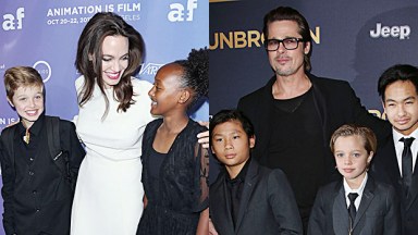 angelina jolie brad pitt kids