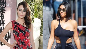 Kim Kardashian & Emmy Rossum