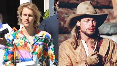 Justin Bieber & Brad Pitt
