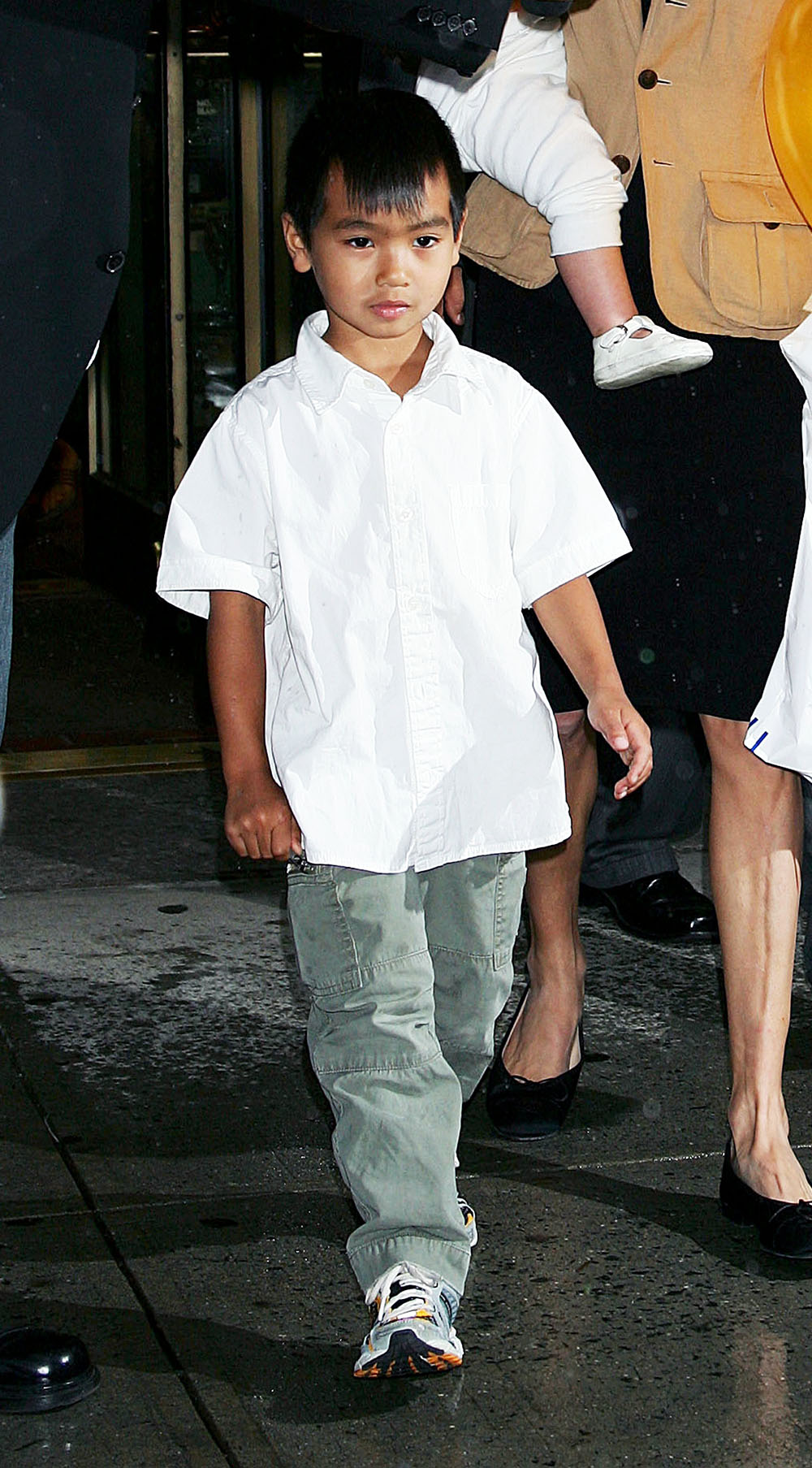 Angelina Jolie shopping with her children, Maddox and Shiloh,  New York, America - 16 Jun 2007