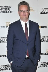 Matthew Perry arriving at the Reelz's "The Kennedys - After Camelot" Premiere held at The Paley Center For Media in Beverly Hills, CA on Wednesday, March 15, 2017. (Photo By Sthanlee B. Mirador) *** Please Use Credit from Credit Field ***(Sipa via AP Images)