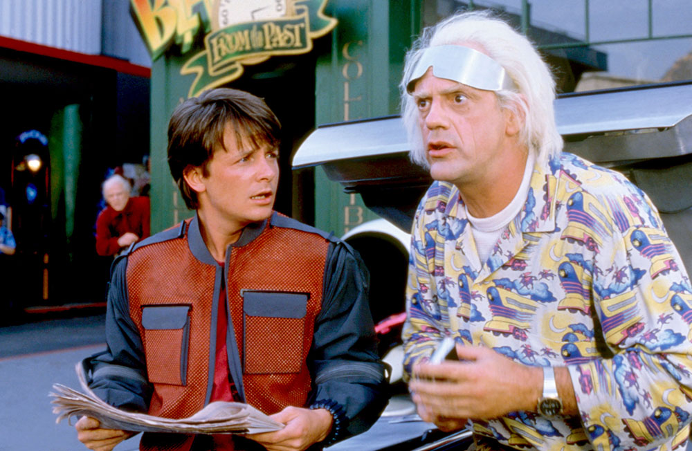 BACK TO THE FUTURE PART II, Michael J. Fox, Christopher Lloyd,  1989. (c)Universal/courtesy Everett