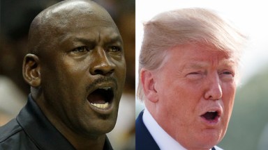 Michael Jordan Donald Trump