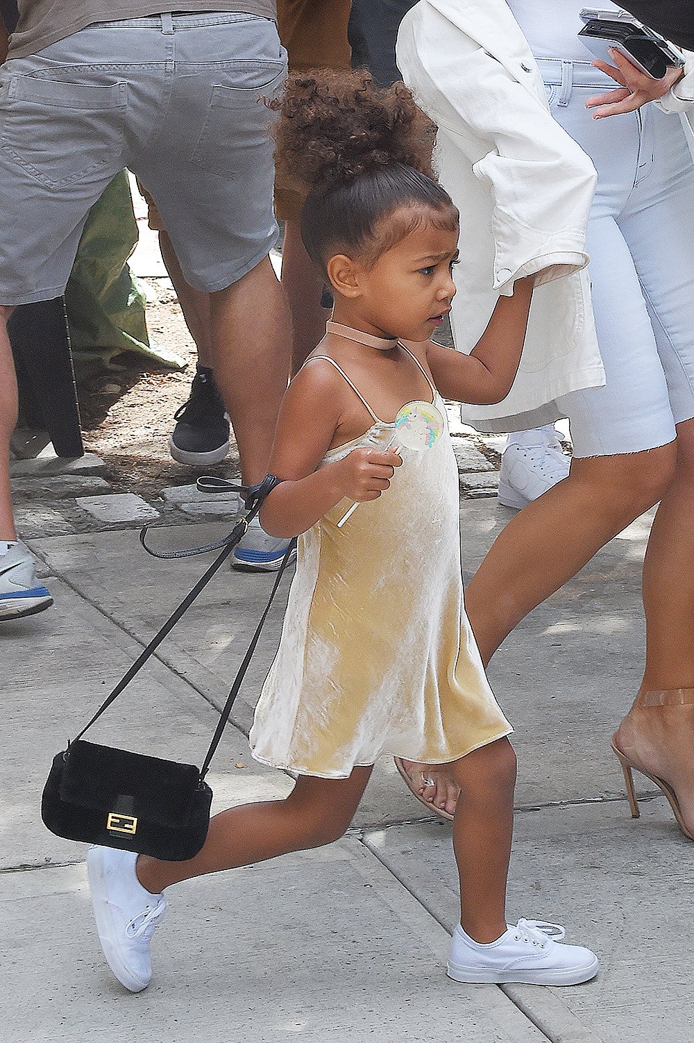 Kim Kardashian and stylish North West with a "Fendi" bag head to the "Cipriani" restaurant in SoHo, NYCPictured: Kim Kardashian and North West,Kim KardashianNorth WestRef: SPL1343566 020916 NON-EXCLUSIVEPicture by: SplashNews.comSplash News and PicturesLos Angeles: 310-821-2666New York: 212-619-2666London: 0207 644 7656Milan: +39 02 4399 8577Sydney: +61 02 9240 7700photodesk@splashnews.comWorld Rights