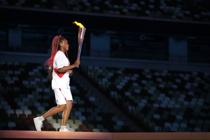 Naomi Osaka Carries the Torch for the Olympics (2021)