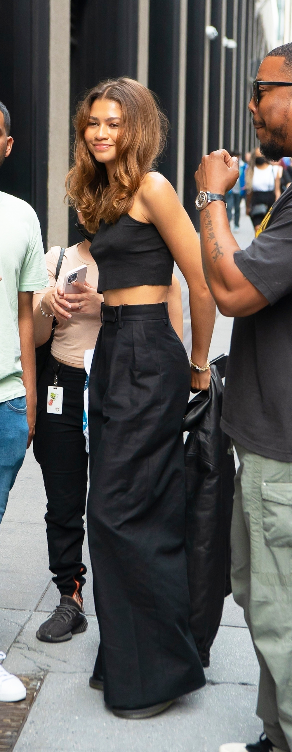 Zendaya Crop Top Tom Holland Set BG