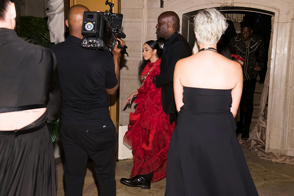 Cardi B, with a swollen bump on her forehead, leaves after an altercation at the Harper's BAZAAR "ICONS by Carine Roitfeld" party at The Plaza, New York
Harper's Bazaar Icons 2018, New York, USA - 07 Sep 2018