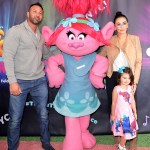 Roger Mathews, Jenni J-Woww Farley, Meliani Mathews
DreamWorks 'Trolls The Experience' interactive exhibit preview, New York, USA - 14 Nov 2018
