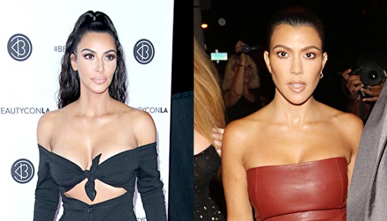 Kim Kardashian Kourtney Kardashian