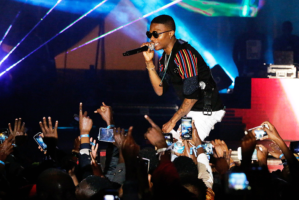 Nigerian Singer WizKid performs at the Barbecue Live in Nairobi, Kenya - 22 Jul 2017