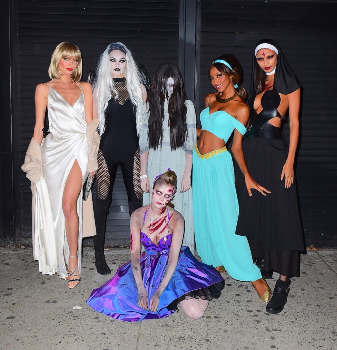 Victoria’s Secret models head to the ‘Fallen Angels’ bash