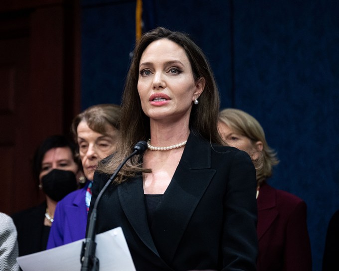 Angelina Jolie Supports The Violence Against Women Act