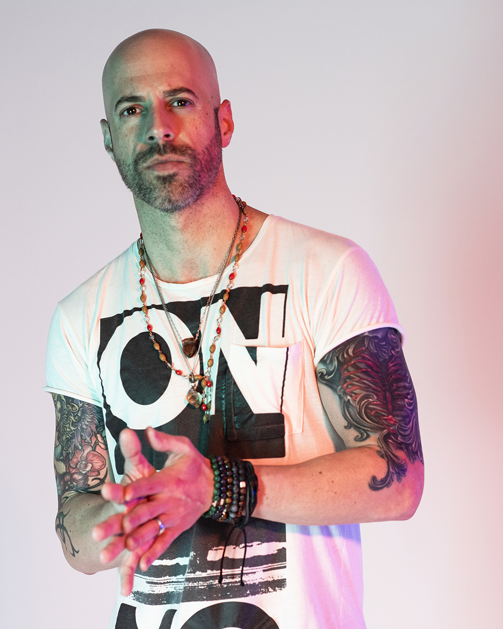 Chris Daughtry visits HollywoodLife to discuss his new album Cage To Rattle