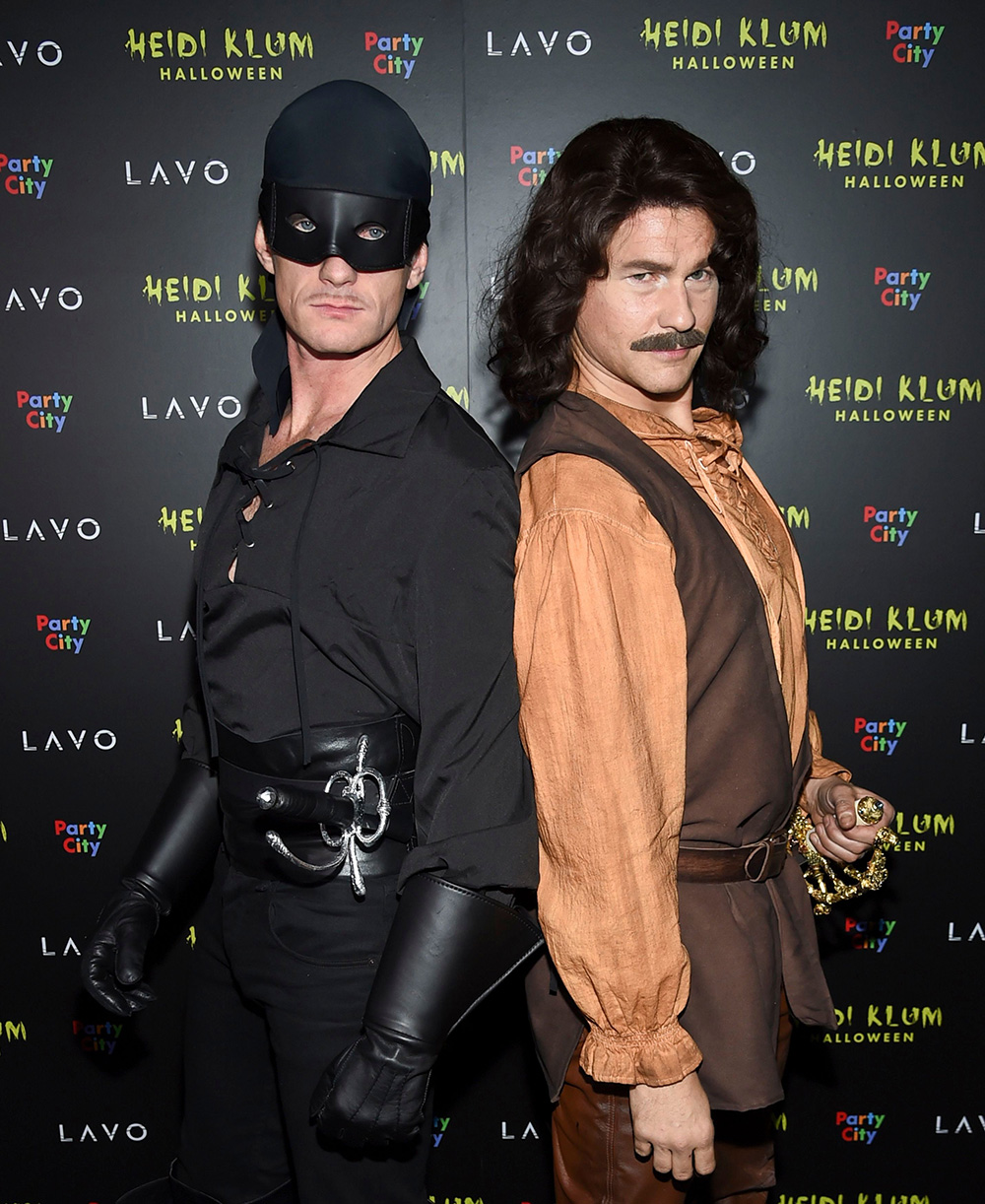 Neil Patrick Harris, David Burtka. Actor Neil Patrick Harris, left, and husband David Burtka attend Heidi Klum's 19th annual Halloween party at Lavo New York, in New York
Heidi Klum's Halloween Party 2018, New York, USA - 31 Oct 2018