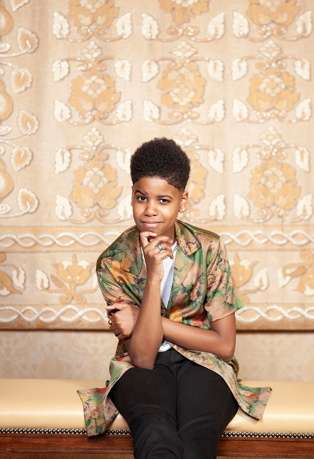 This photo shows JD McCrary posing for a portrait at the Montage Hotel in Beverly Hills, Calif., to promote the film "The Lion King
"The Lion King" Portrait Session, Beverly Hills, USA - 10 Jul 2019