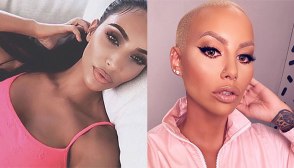 kim kardashian amber rose