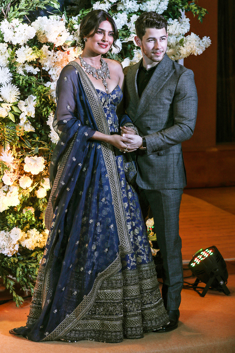 Priyanka Chopra and Nick Jonas reception in Mumbai, India - 19 Dec 2018