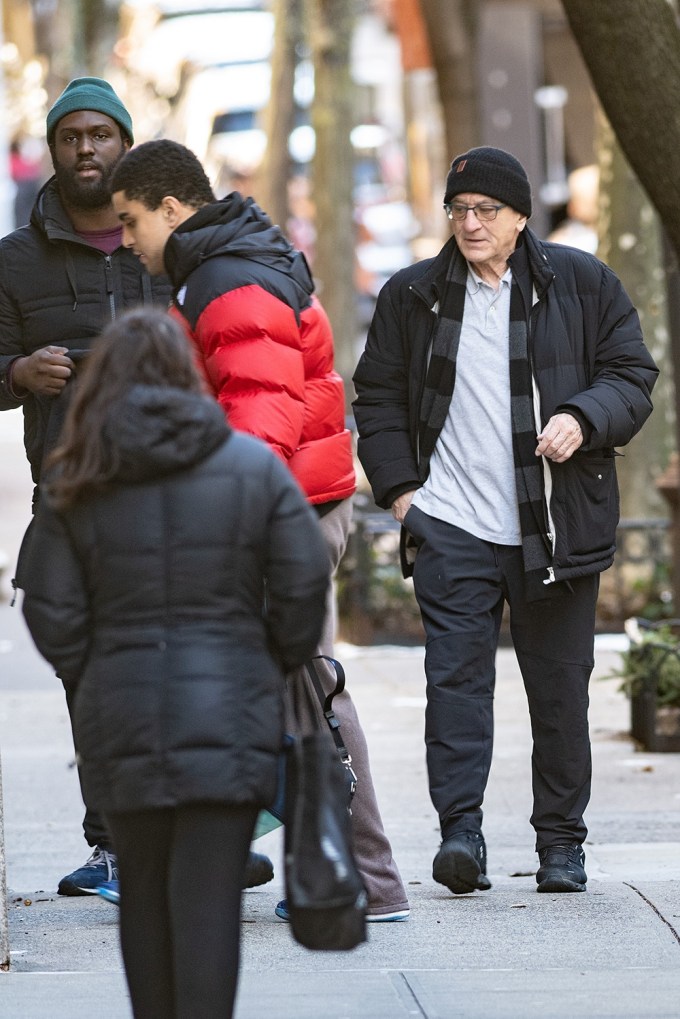 Robert De Niro & Elliot De Niro out and about