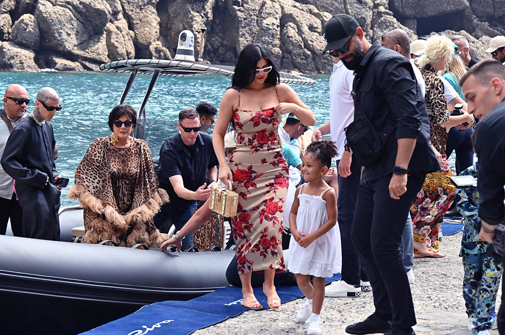 Kardashian Family Spotted In Portofino Ahead Of Kourtney Kardashian And Travis Barkers Wedding