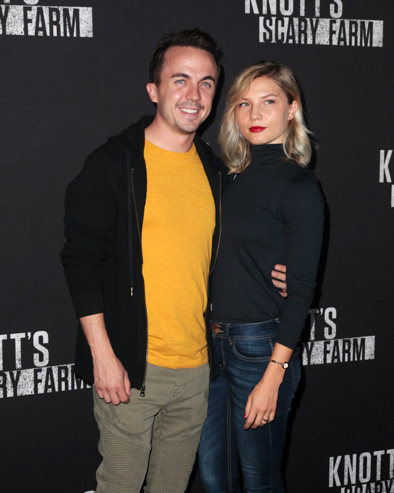 Frankie Muniz and Paige Price
Knott's Scary Farm, Celebrity Night, California, USA - 29 Sep 2017