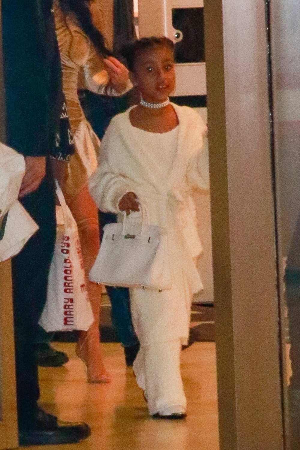 New York, NY  - Kim Kardashian and Kanye West exit “Outside Licensee” A Kanye West Opera showing at the Lincoln Center in New York City.

Pictured: North West

BACKGRID USA 22 DECEMBER 2019 

BYLINE MUST READ: Diego Corredor / BACKGRID

USA: +1 310 798 9111 / usasales@backgrid.com

UK: +44 208 344 2007 / uksales@backgrid.com

*UK Clients - Pictures Containing Children
Please Pixelate Face Prior To Publication*