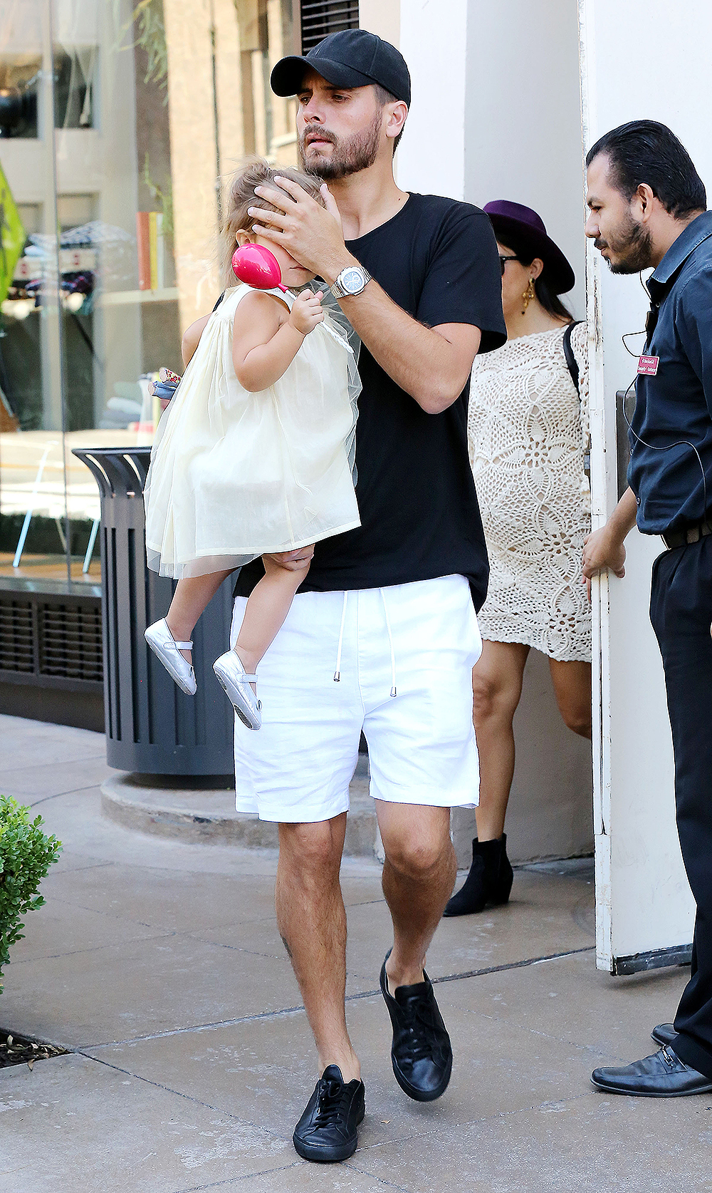 Kourtney Kardashian and family shopping at The Grove in West Hollywood, Los Angeles, America - 14 Sep 2014