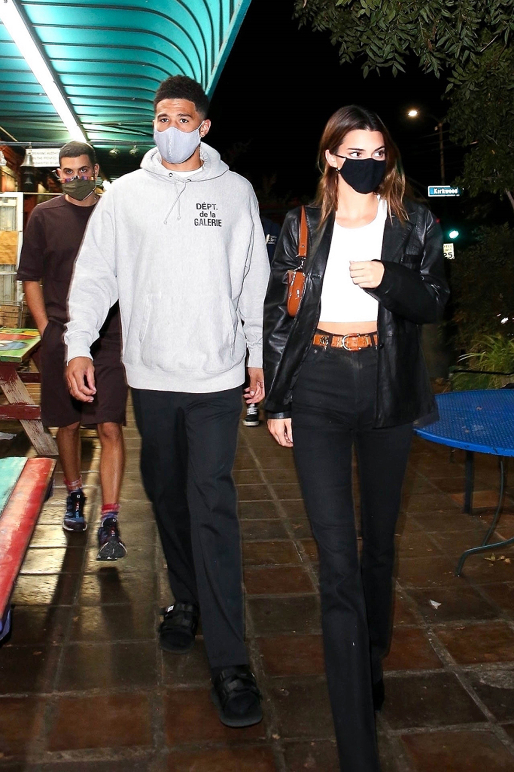 West Hollywood, CA  - *EXCLUSIVE*  - Kendall Jenner and boyfriend Devin Booker appear to still going strong as they are spotted enjoying a romantic date night out in West Hollywood.  *SHOT 10/03/20*

Pictured: Kendall Jenner, Devin Booker

BACKGRID USA 4 OCTOBER 2020 

BYLINE MUST READ: BACKGRID

USA: +1 310 798 9111 / usasales@backgrid.com

UK: +44 208 344 2007 / uksales@backgrid.com

*UK Clients - Pictures Containing Children
Please Pixelate Face Prior To Publication*