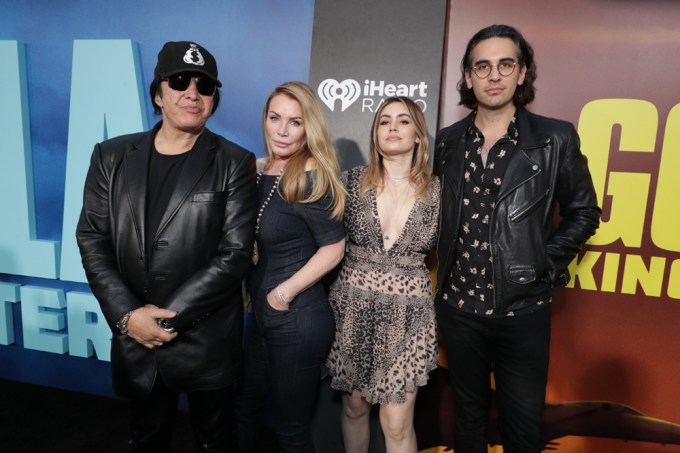 Sophie Simmons & Her Family At The ‘Godzilla’ Premiere