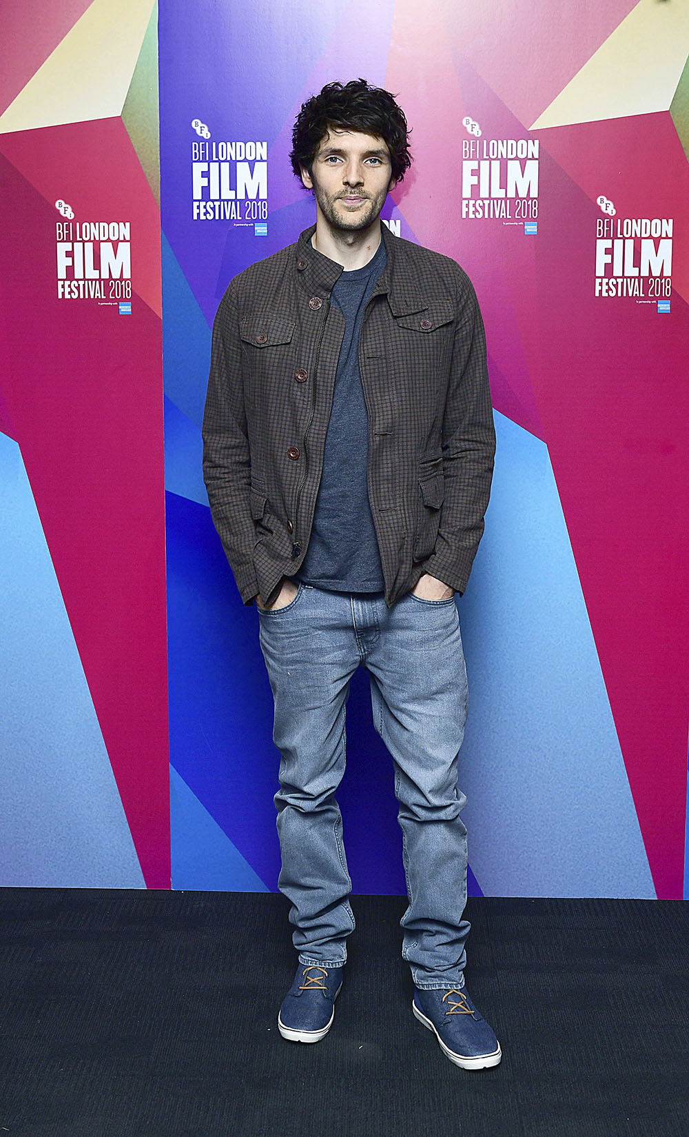 BFI London Film Festival. Colin Morgan attending the Benjamin Premiere as part of the BFI London Film Festival at BFI in London. Picture date: Friday October 19, 2018. Photo credit should read: Ian West/PA Wire URN:39215787 (Press Association via AP Images)