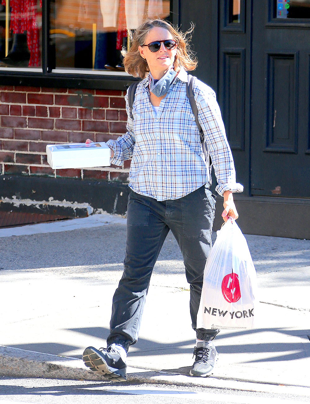 Jodie Foster Spotted Out Buying Cupcakes In The West Village, New York