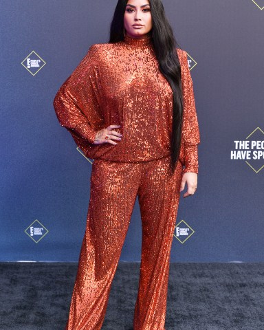 Demi Lovato
46th Annual People's Choice Awards, Arrivals, Los Angeles, California, USA - 15 Nov 2020
Wearing Naeem Khan
