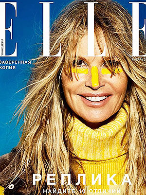 Elle Macpherson Elle magazine recreates
