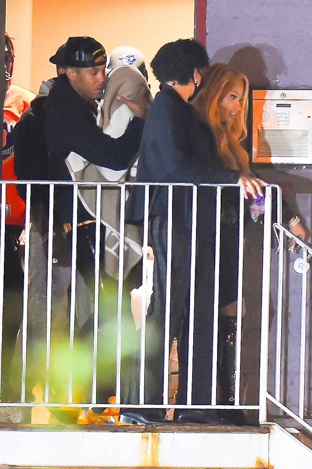 *EXCLUSIVE* Nicki Minaj and hubby Kenneth Petty leave the studio with their newborn baby in Weehawken, New Jersey