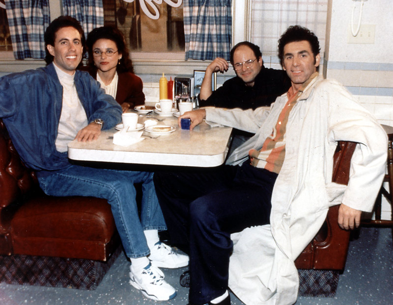 Editorial use only. No book cover usage.Mandatory Credit: Photo by Nbc Tv/Kobal/REX/Shutterstock (5885737w)Jerry Seinfeld, Julia Louis-Dreyfus, Jason Alexander, Michael RichardsSeinfeld - 1990-1998NBC TVTV Portrait