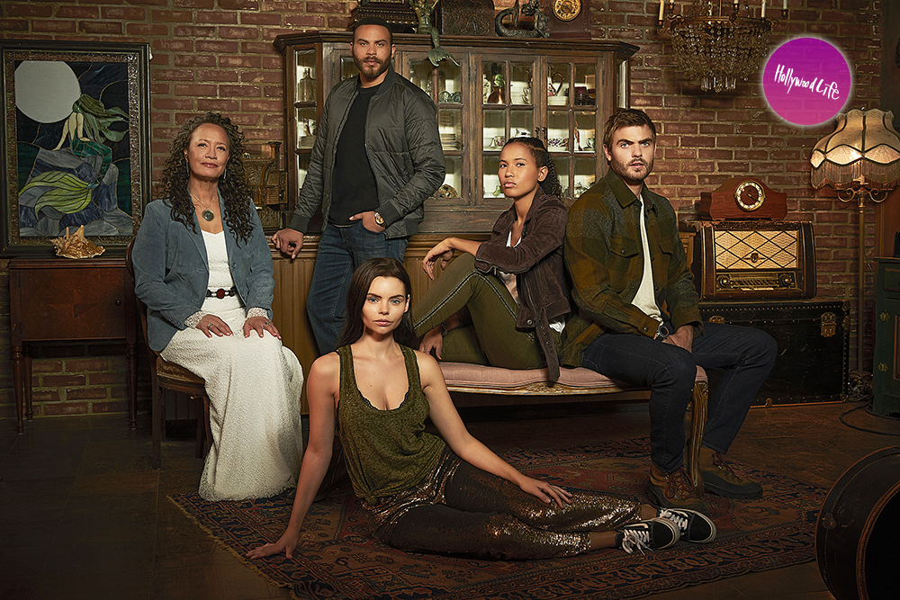 SIREN - Freeform's "Siren" stars Rena Owen as Helen, Ian Verdun as Xander McClure, Eline Powell as Ryn, Fola Evans-Akingbola as Maddie Bishop, and Alex Roe as Ben Pownall. (Freeform/Ed Herrera)