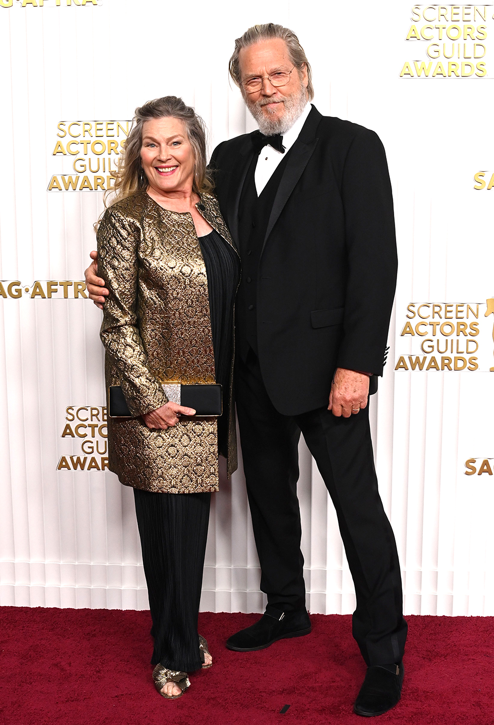 Susan Geston and Jeff Bridges
29th Annual Screen Actors Guild Awards, Arrivals, Los Angeles, California, USA - 26 Feb 2023