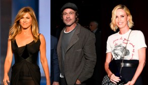 Jennifer Aniston Brad Pitt Charlize Theron