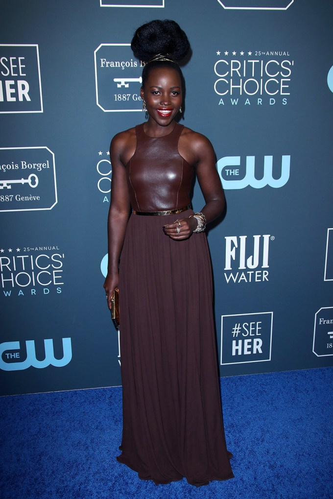 Lupita Nyong’o At The 2020 Critics’ Choice Awards