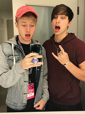 sam and colby arrested trespassing