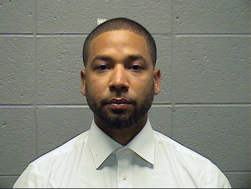 This booking photo provided by the Cook County Sheriff's Office shows Jussie Smollett. A judge sentenced Jussie Smollett to 150 days in jail, branding the Black and gay actor a charlatan for staging a hate crime against himself while the nation struggled with wrenching issues of racial injustice
Jussie Smollett, United States - 10 Mar 2022