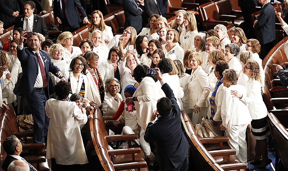 US President Donald J. Trump delivers his second State of the Union address, Washington, USA - 05 Feb 2019