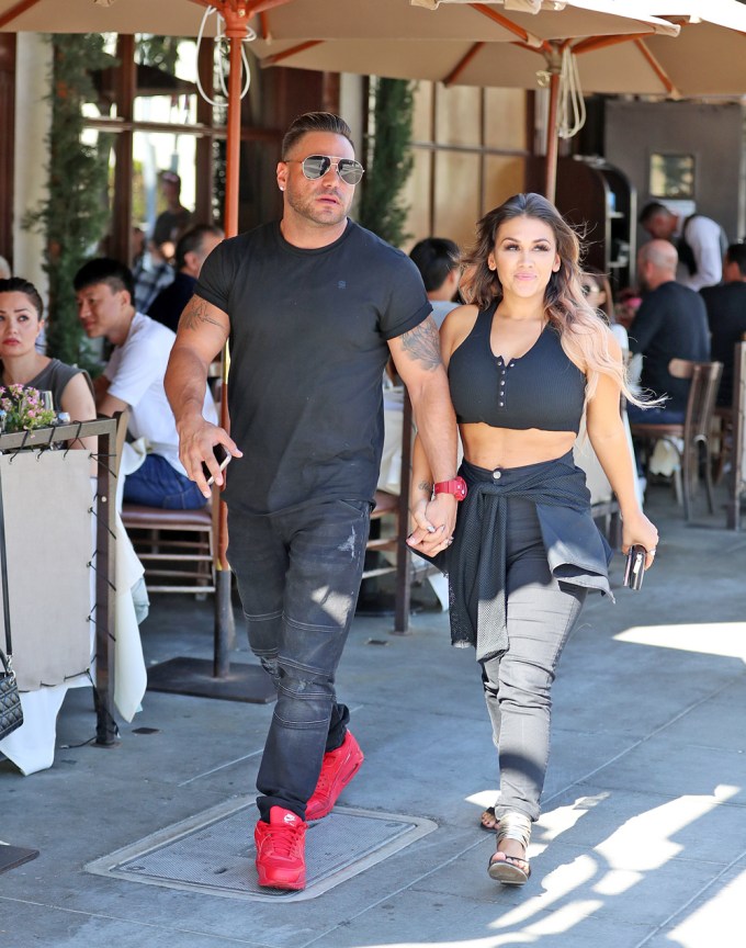 Ronnie Ortiz-Magro with then-girlfriend Jen Harley