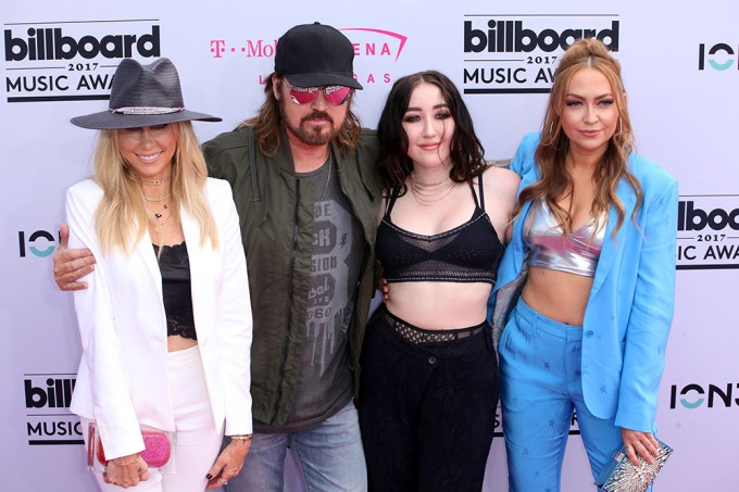 Letitia Cyrus, Billy Ray Cyrus, Noah Cyrus and Brandi Cyrus