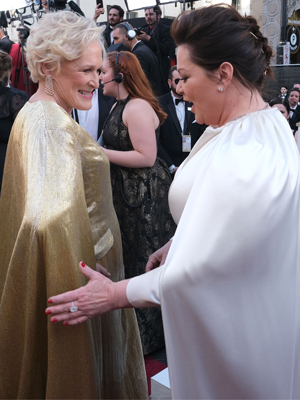 Glenn Close Melissa McCarthy Oscars
