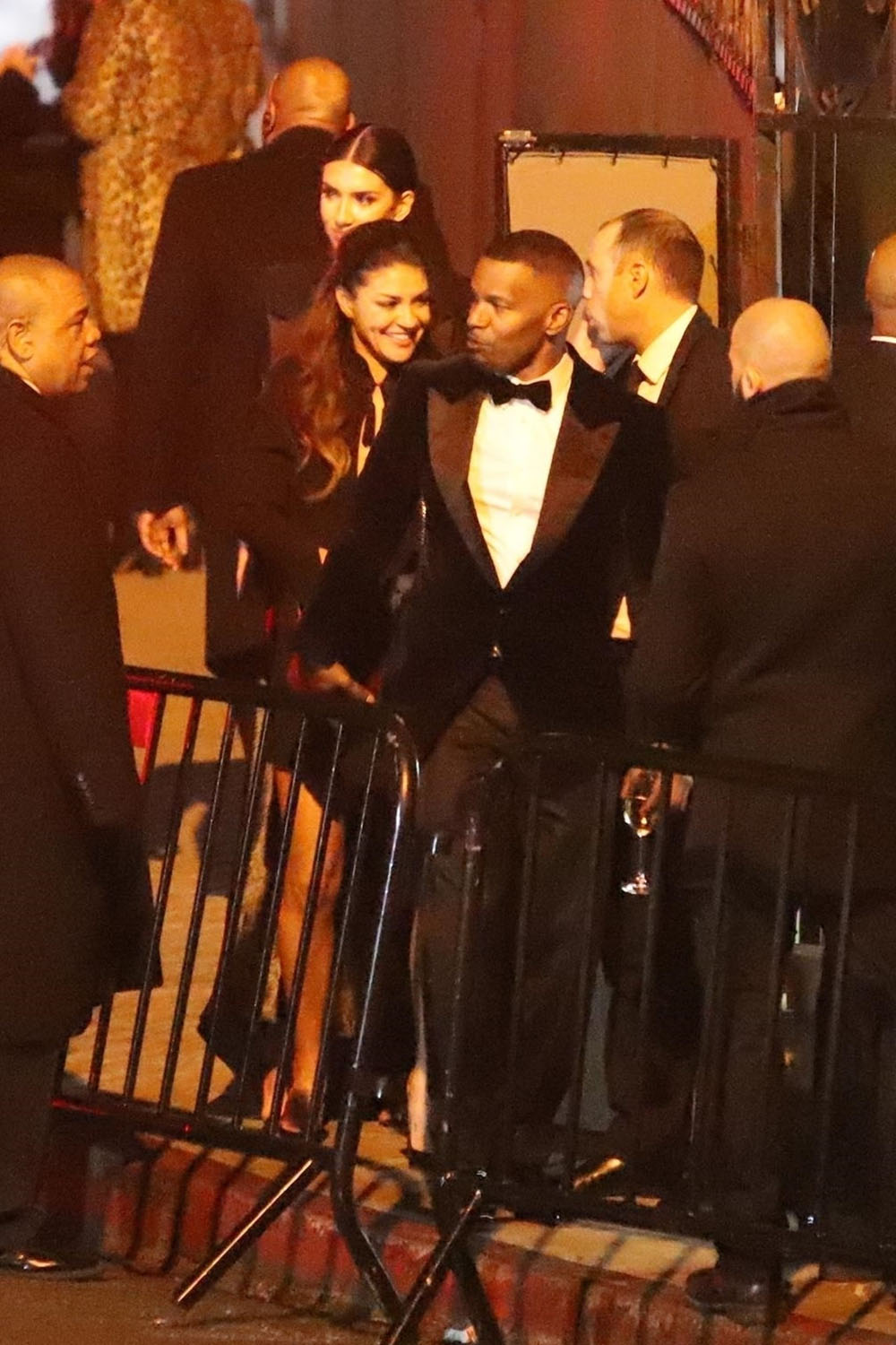 *EXCLUSIVE* Jamie Foxx attends post-Oscars bash in WeHo with his All-Star Weekend actress Jessica Szohr