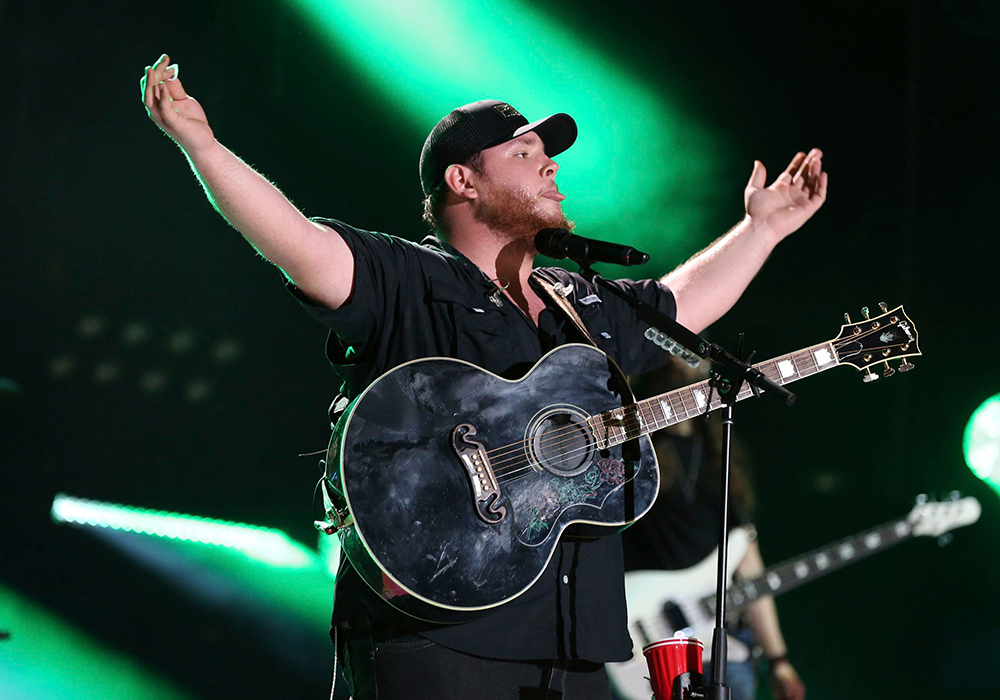 Artist Luke Combs performs at the 2018 CMA Music Festival at Nissan Stadium on in Nashville, Tenn
2018 CMA Music Festival - Day 2, Nashville, USA - 08 Jun 2018