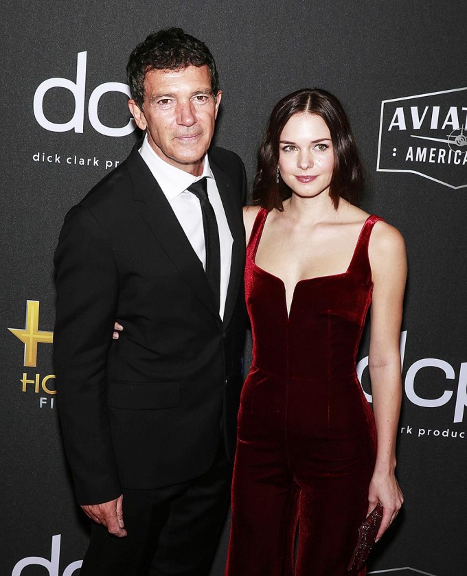 Antonio Banderas and Stella Banderas at an award show