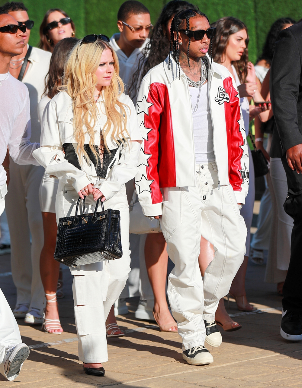 Tyga and Avril Lavigne spotted together for 4th of July party at Nobu